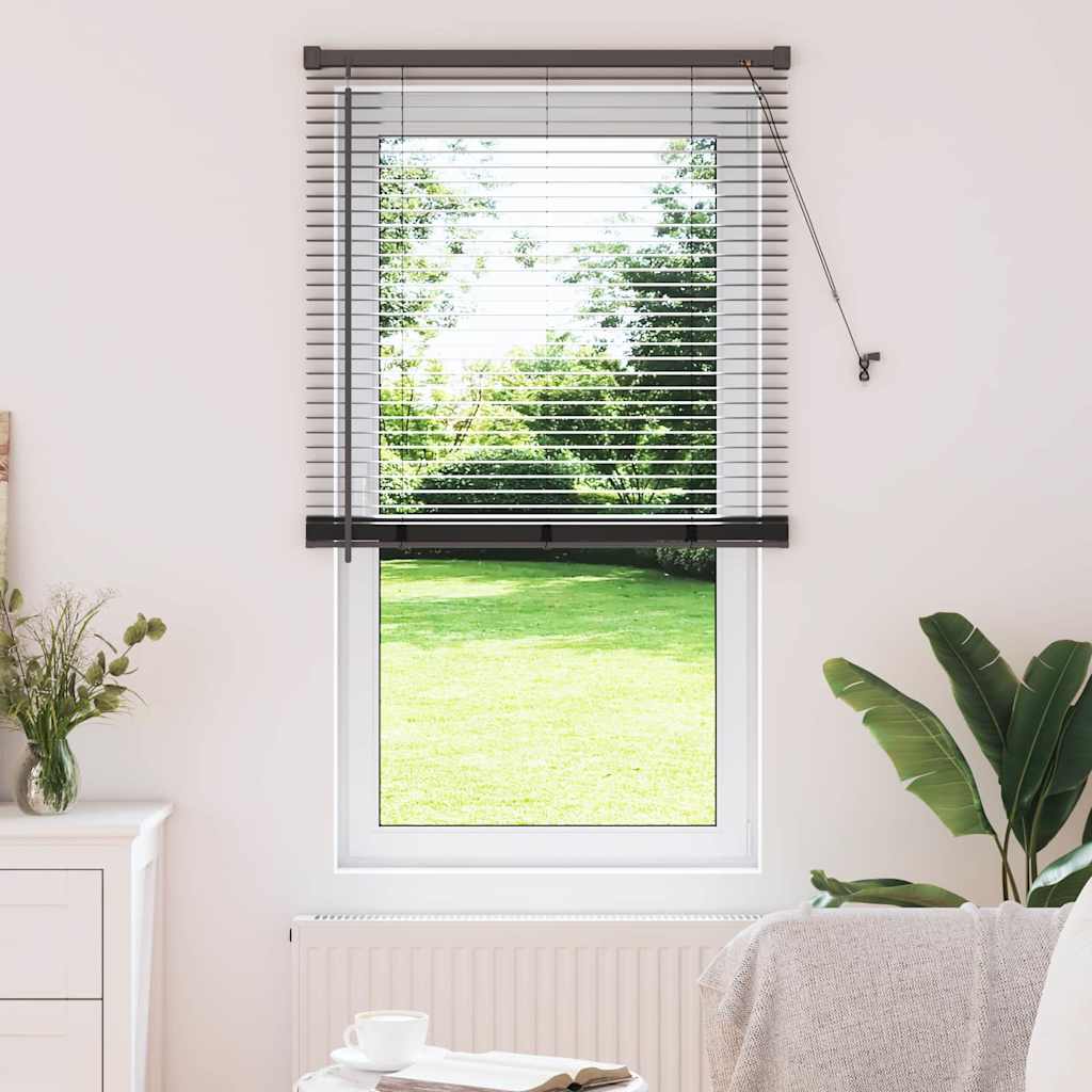 vidaXL Βενετσιάνικες Ρόδες Μαύρο 175 x 70 εκ Αλουμίνιο