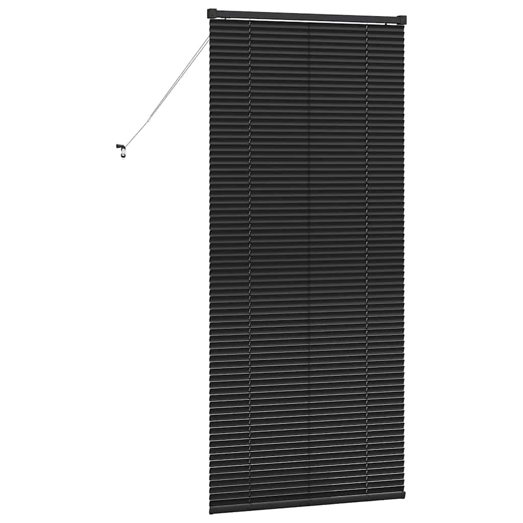 vidaXL Βενετσιάνικες Ρόδες Μαύρο 175 x 70 εκ Αλουμίνιο