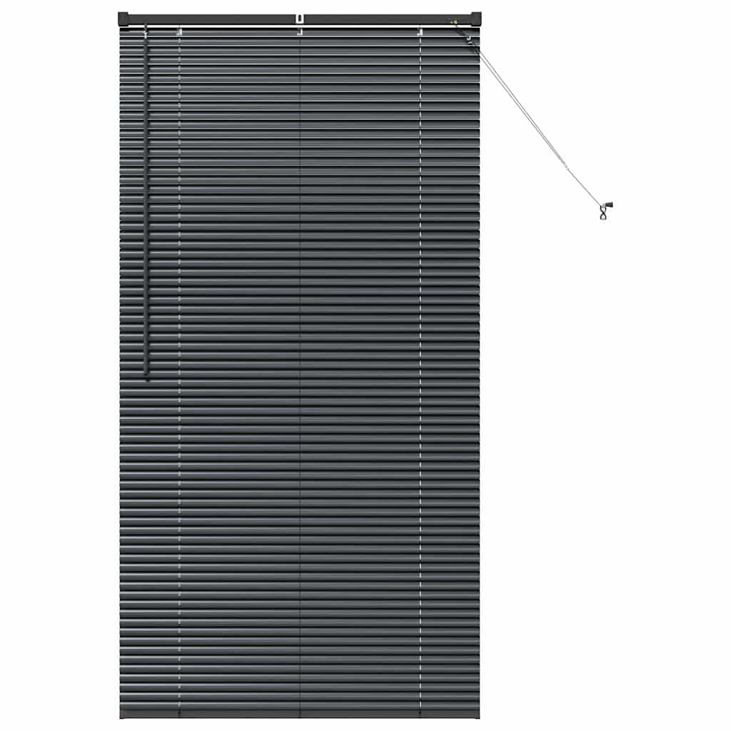 vidaXL Βενετσιάνικες Ρόδες Μαύρο 175 x 85 εκ Αλουμίνιο