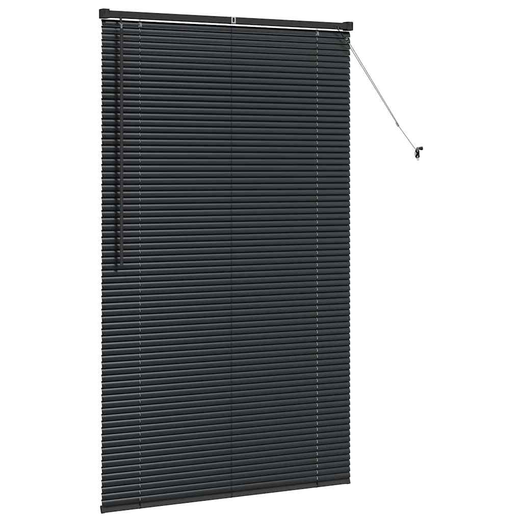 vidaXL Βενετσιάνικες Ρόδες Μαύρο 175 x 100 εκ. Αλουμίνιο