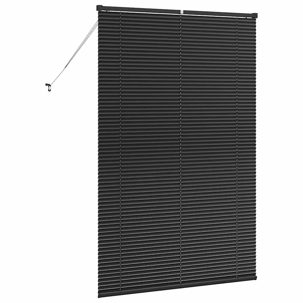 vidaXL Βενετσιάνικες Ρόδες Μαύρο 175 x 110 εκ Αλουμίνιο