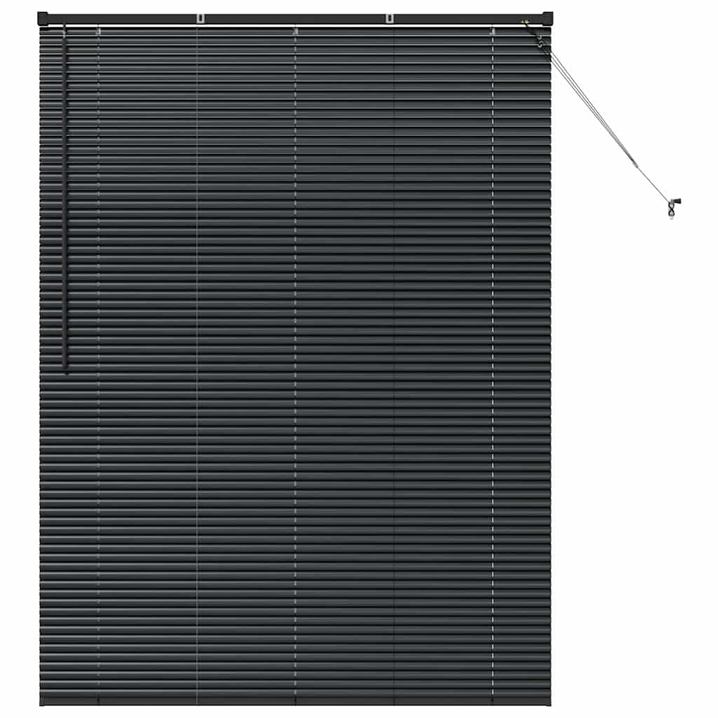 vidaXL Βενετσιάνικες Ρόδες Μαύρο 175 x 130 εκ Αλουμίνιο