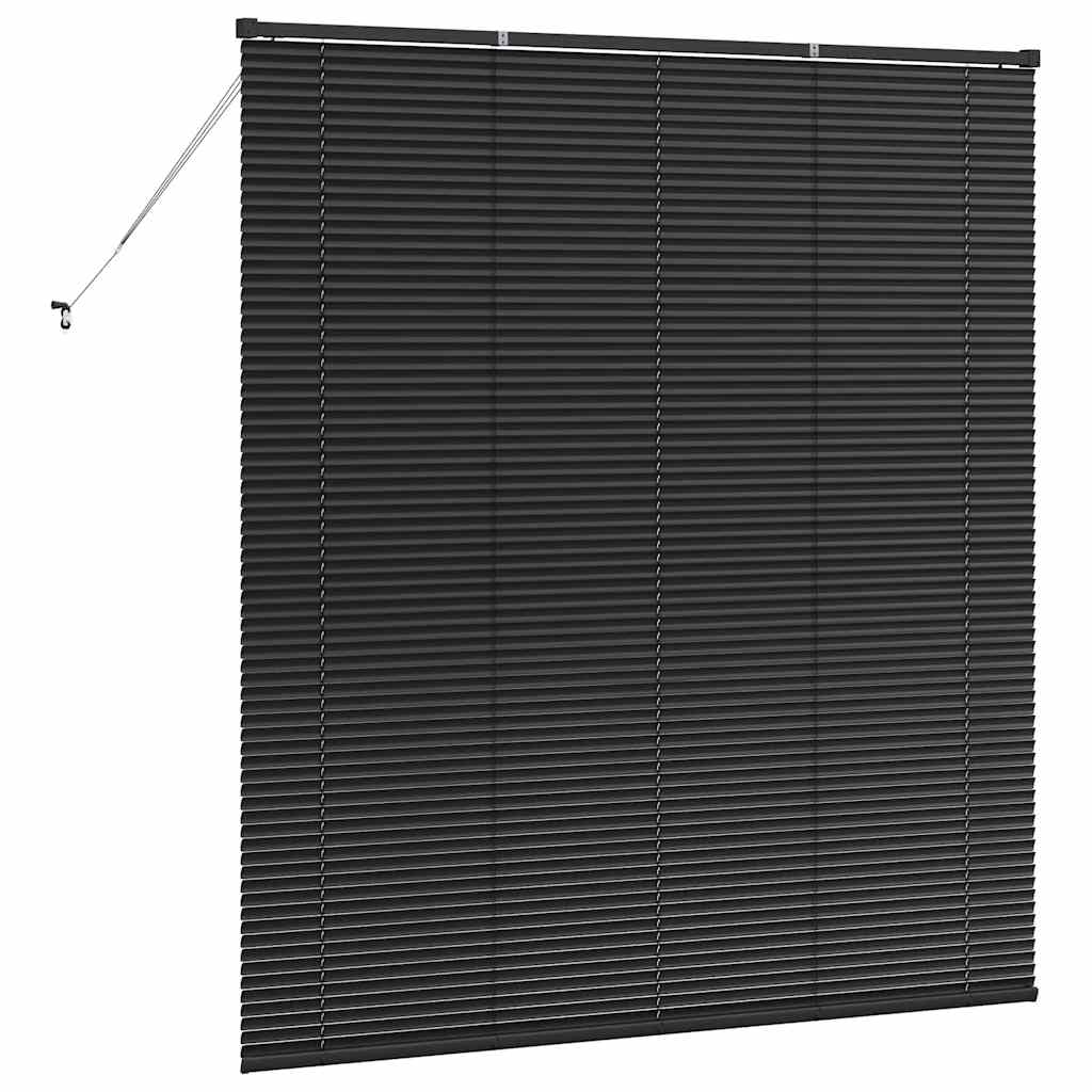 vidaXL Βενετσιάνικες Ρόδες Μαύρο 175 x 155 εκ Αλουμίνιο