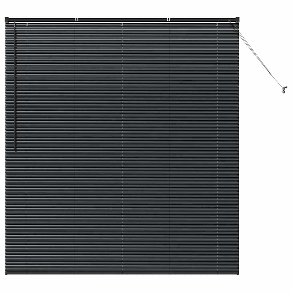 vidaXL Βενετσιάνικες Ρόδες Μαύρο 175 x 155 εκ Αλουμίνιο