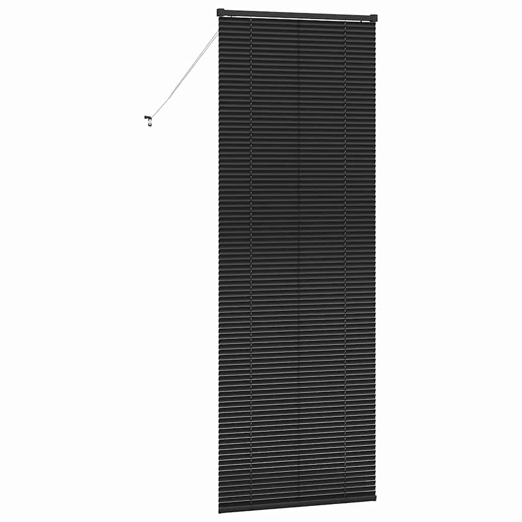 vidaXL Βενετσιάνικες Ρόδες Μαύρο 220 x 70 εκ Αλουμίνιο