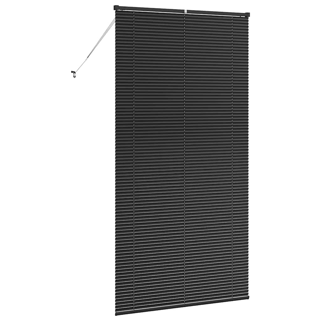vidaXL Βενετσιάνικες Ρόδες Μαύρο 220 x 110 cm Αλουμίνιο