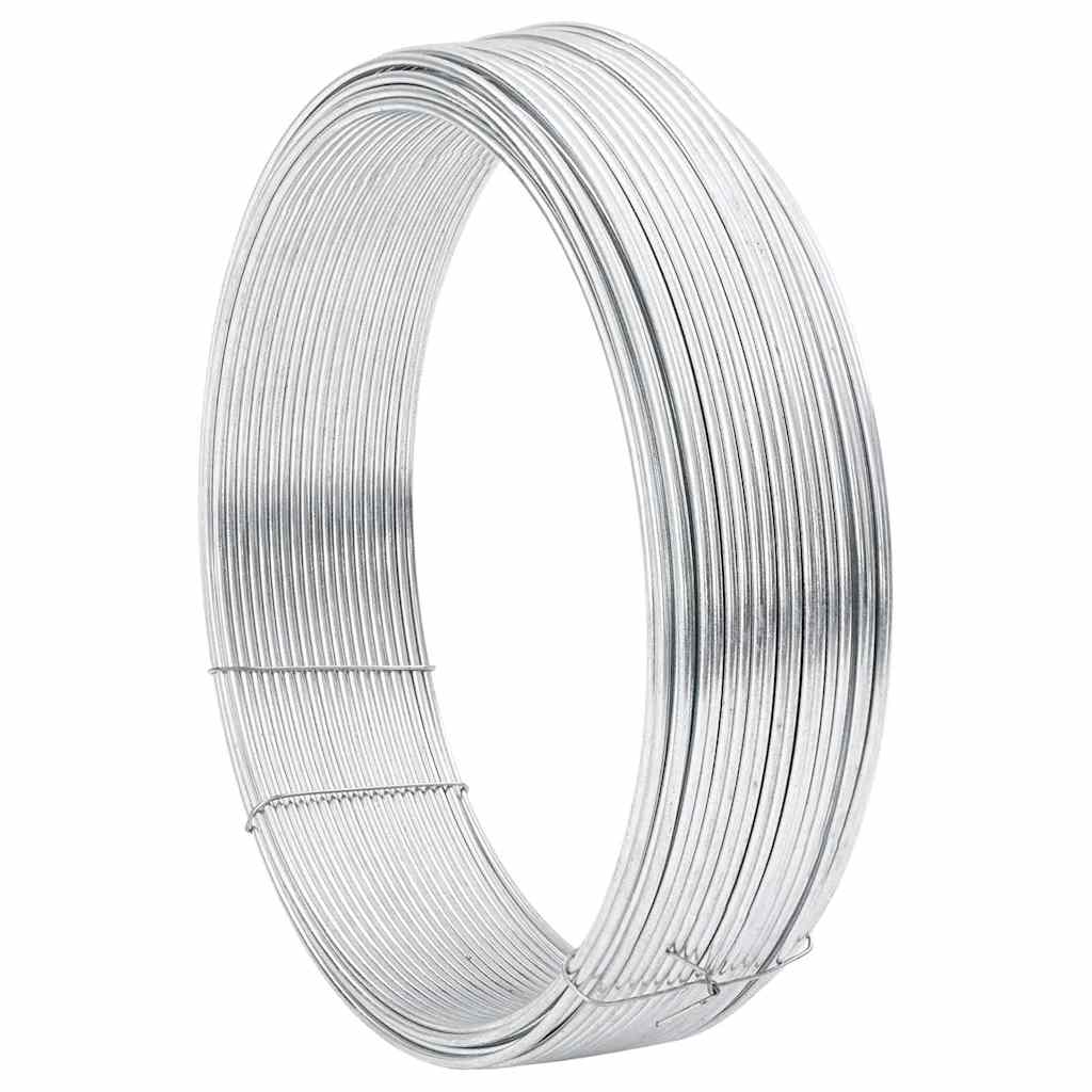 vidaXL Σχοινί Περιφράξεως Ασημί 33 μ