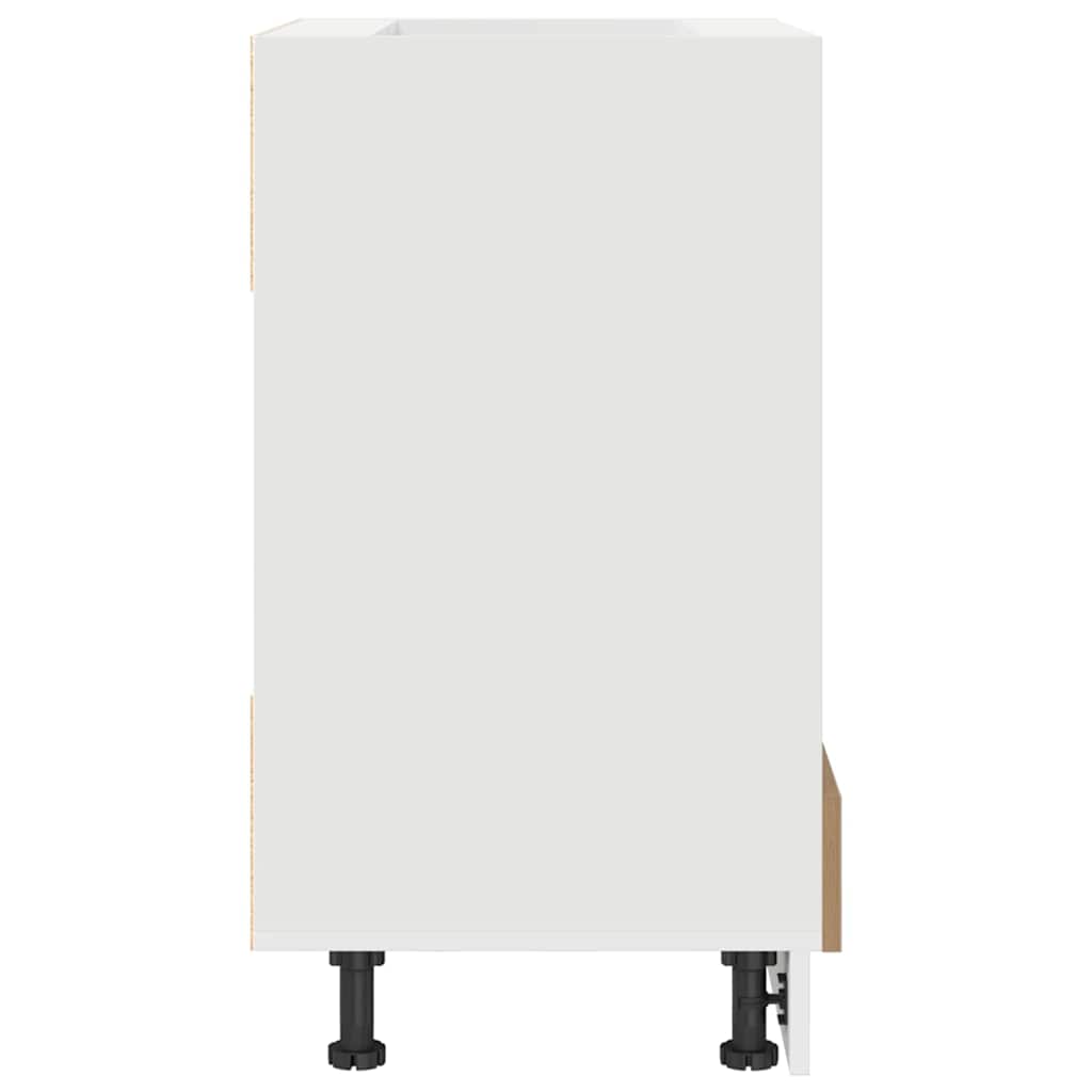 vidaXL Ντουλάπι φούρνου Riga artisan δρυς 60 x 46 x 81,5 εκ