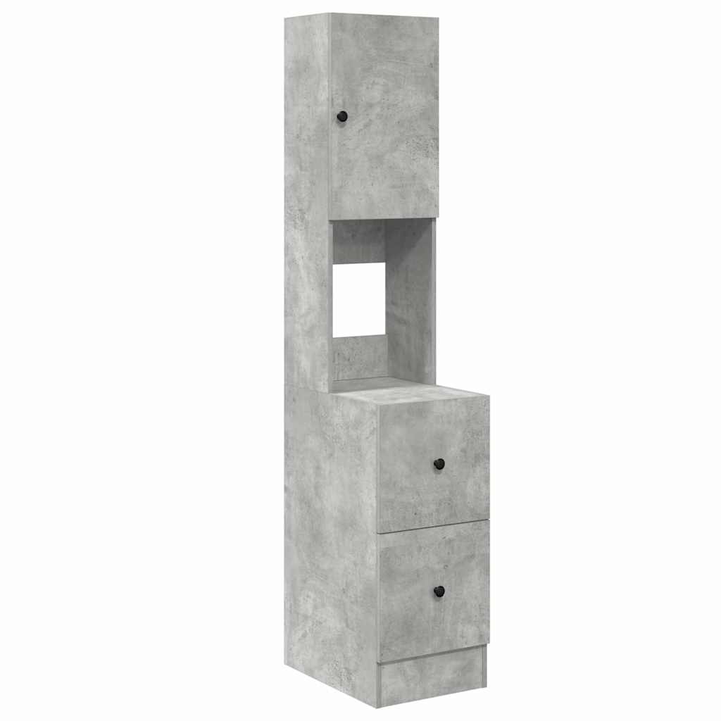 vidaXL Ντουλάπα Κουζίνας Γκρι 35 x 50 x 180 εκ. Επεξεργασμένο ξύλο