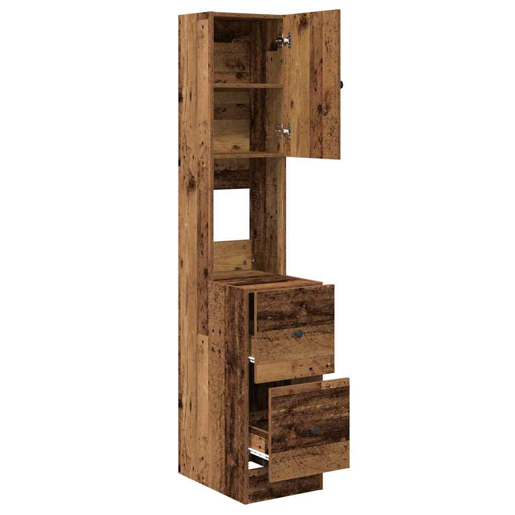 vidaXL Ντουλάπα Κουζίνας με συρτάρι Παλαιό ξύλο Επεξεργασμένο ξύλο