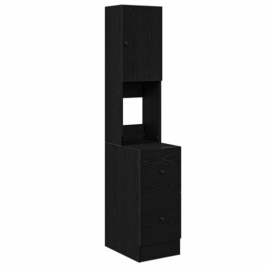 vidaXL Ντουλάπα Κουζίνας με συρτάρι Μαύρη δρυς Επεξεργασμένο ξύλο