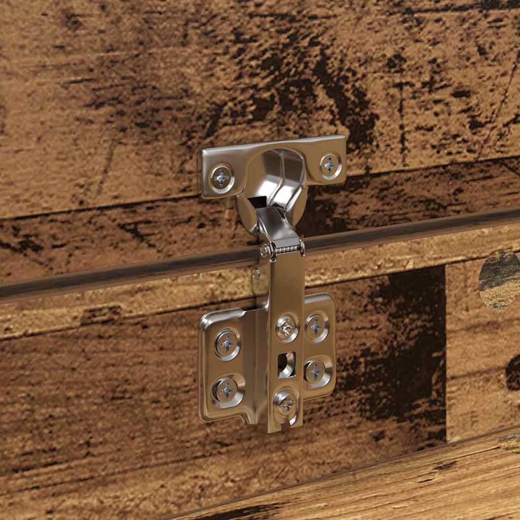 vidaXL Ντουλάπα Παπουτσιών με συρτάρι Παλιό ξύλο 100,5 x 28 x 100 εκ