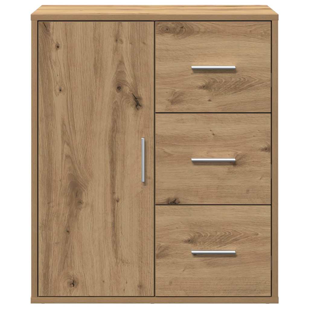 vidaXL Πλαϊνό γραφείο Artisan Oak 60 x 31 x 70 εκ Επεξεργασμένο ξύλο