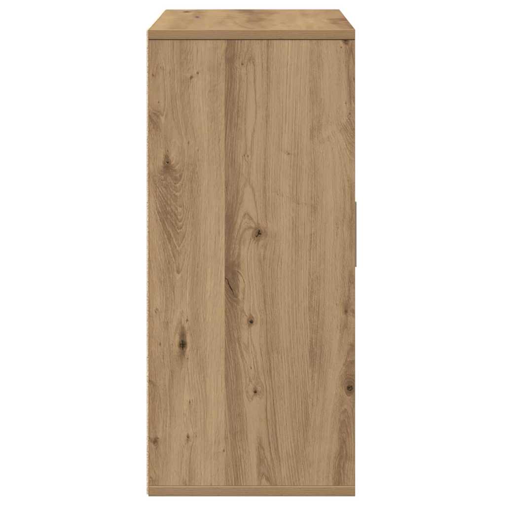 vidaXL Πλαϊνό γραφείο Artisan Oak 60 x 31 x 70 εκ Επεξεργασμένο ξύλο