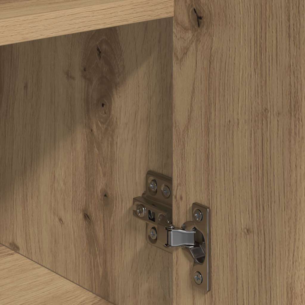 vidaXL Πλαϊνό γραφείο Artisan Oak 60 x 30 x 84 εκ Επεξεργασμένο ξύλο