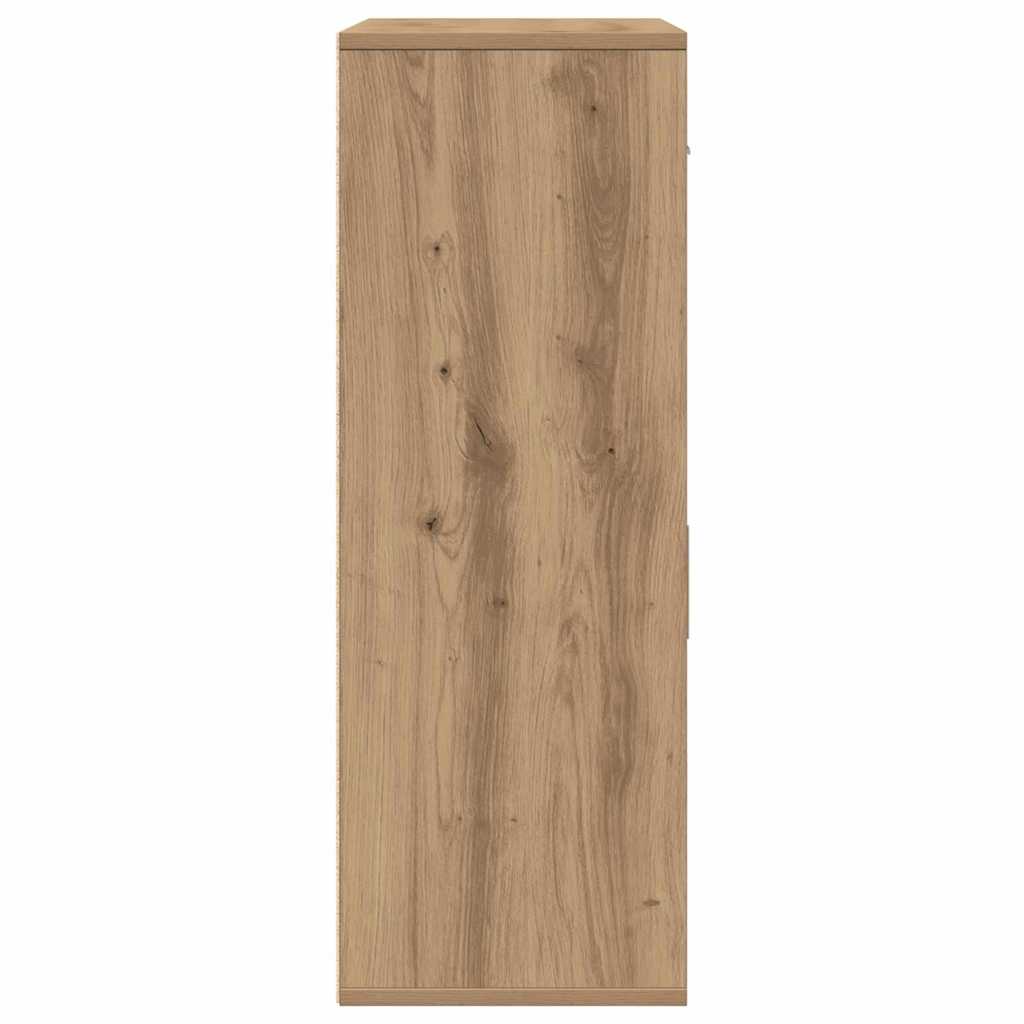 vidaXL Πλαϊνό γραφείο Artisan Oak 60 x 30 x 84 εκ Επεξεργασμένο ξύλο