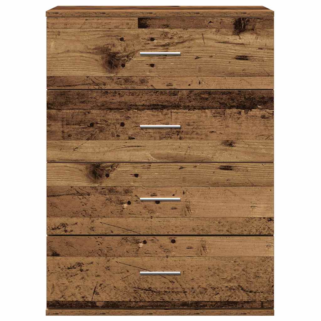 vidaXL Πλαϊνό γραφείο Παλιό ξύλο 60 x 39 x 80 εκ Επεξεργασμένο ξύλο