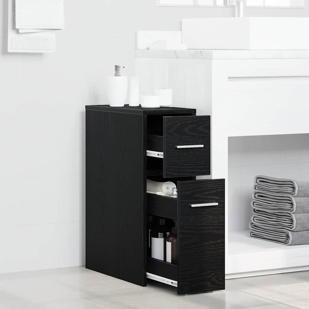 vidaXL Σετ Επίπλων Μπάνιου 22 x 44 x 61.5 εκ. Επεξεργασμένο ξύλο