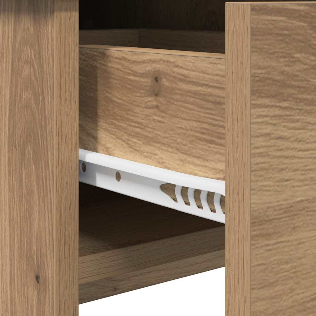 vidaXL Καλλυντικού Τραπέζι Artisan Oak 100 x 45 x 76 εκ.