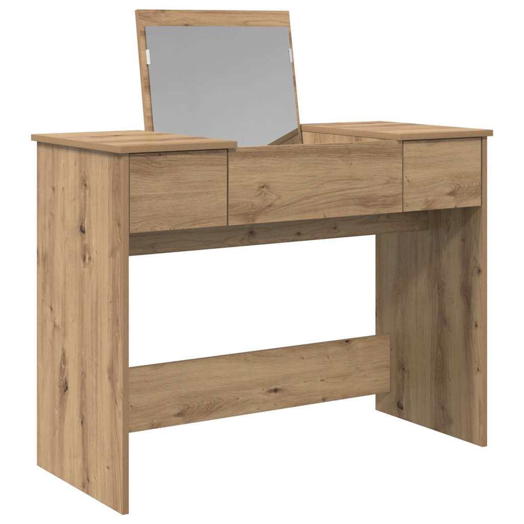 vidaXL Καλλυντικού Τραπέζι Artisan Oak 100 x 45 x 76 εκ.