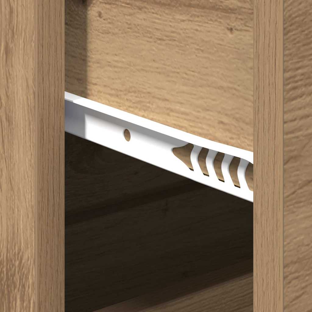 vidaXL Πλαϊνό γραφείο Artisan Oak 60 x 31 x 84 εκ. Επεξεργασμένο ξύλο