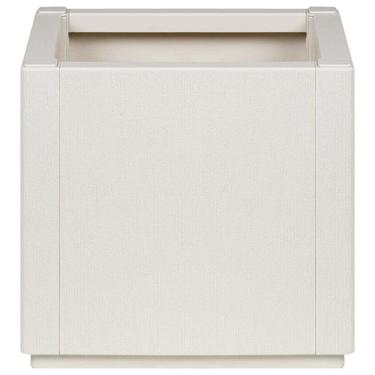 vidaXL Γλάστρα Κήπου Λευκό 36 x 36 x 35 εκ. Πολυπροπυλένιο