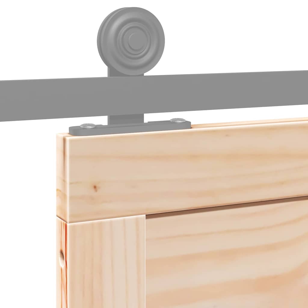 vidaXL Σαμαρίνα Φυσικό 80 x 208 εκ. Μασίφ ξύλο πεύκου