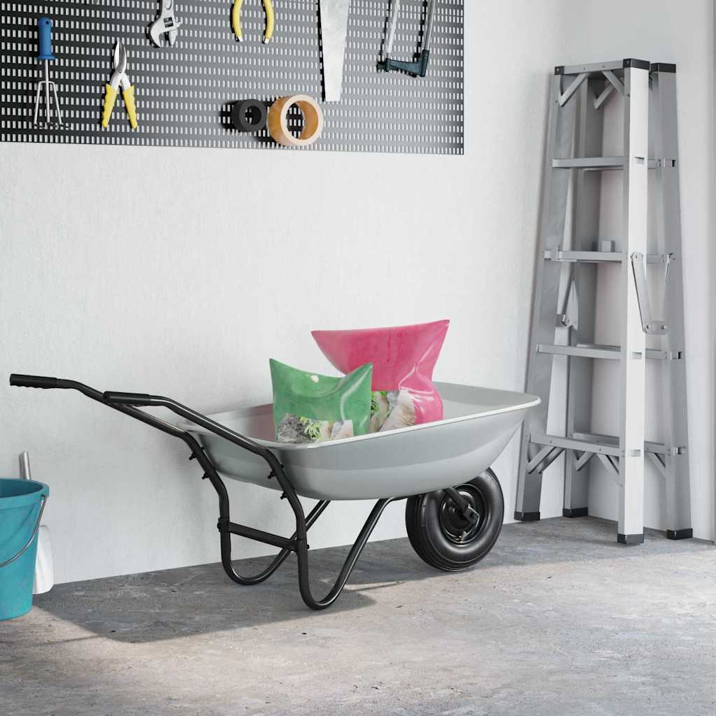 vidaXL Αντικατάσταση Δίσκου Χλοοκοπτικού Ασημί 80 x 60 x 25 εκ Ατσάλι