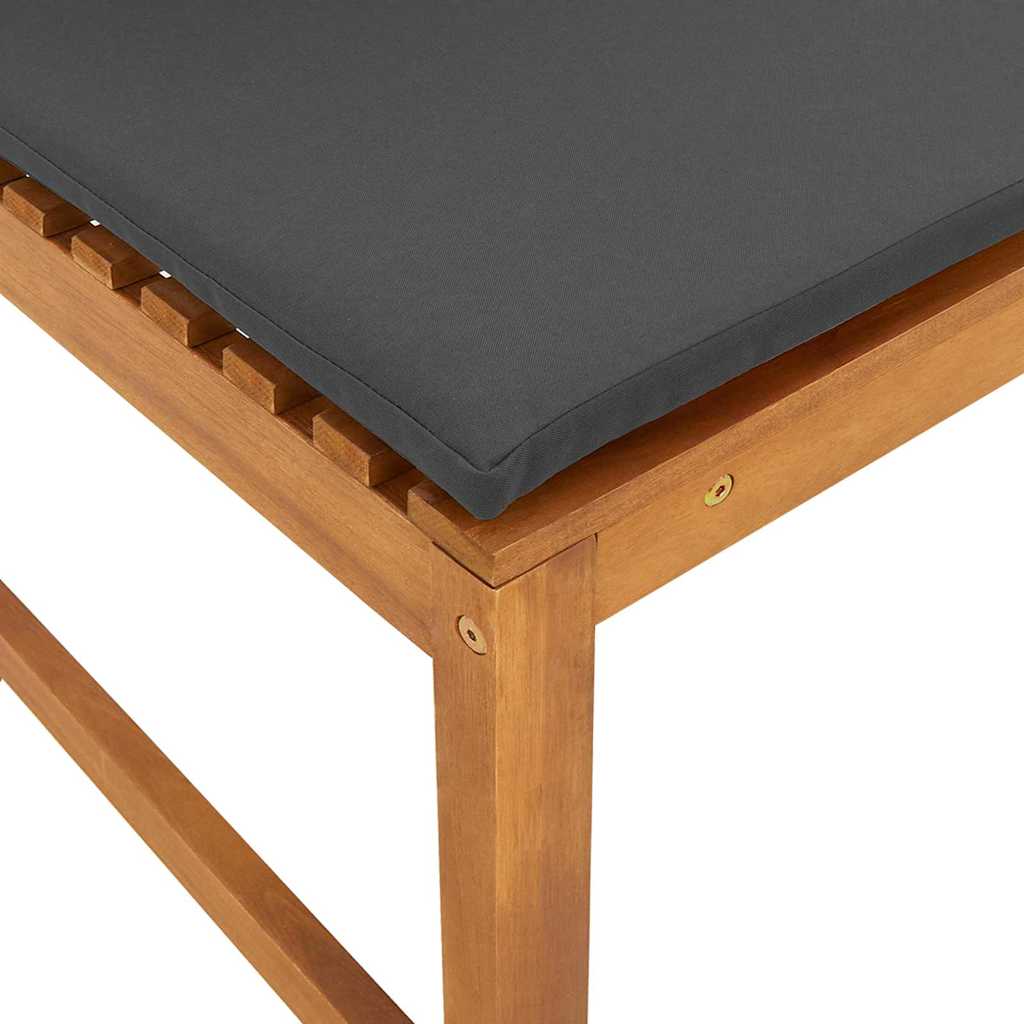 vidaXL Σετ Παγκάκι Κήπου 5 pcs Καφέ Μασίφ ξύλο ακακίας