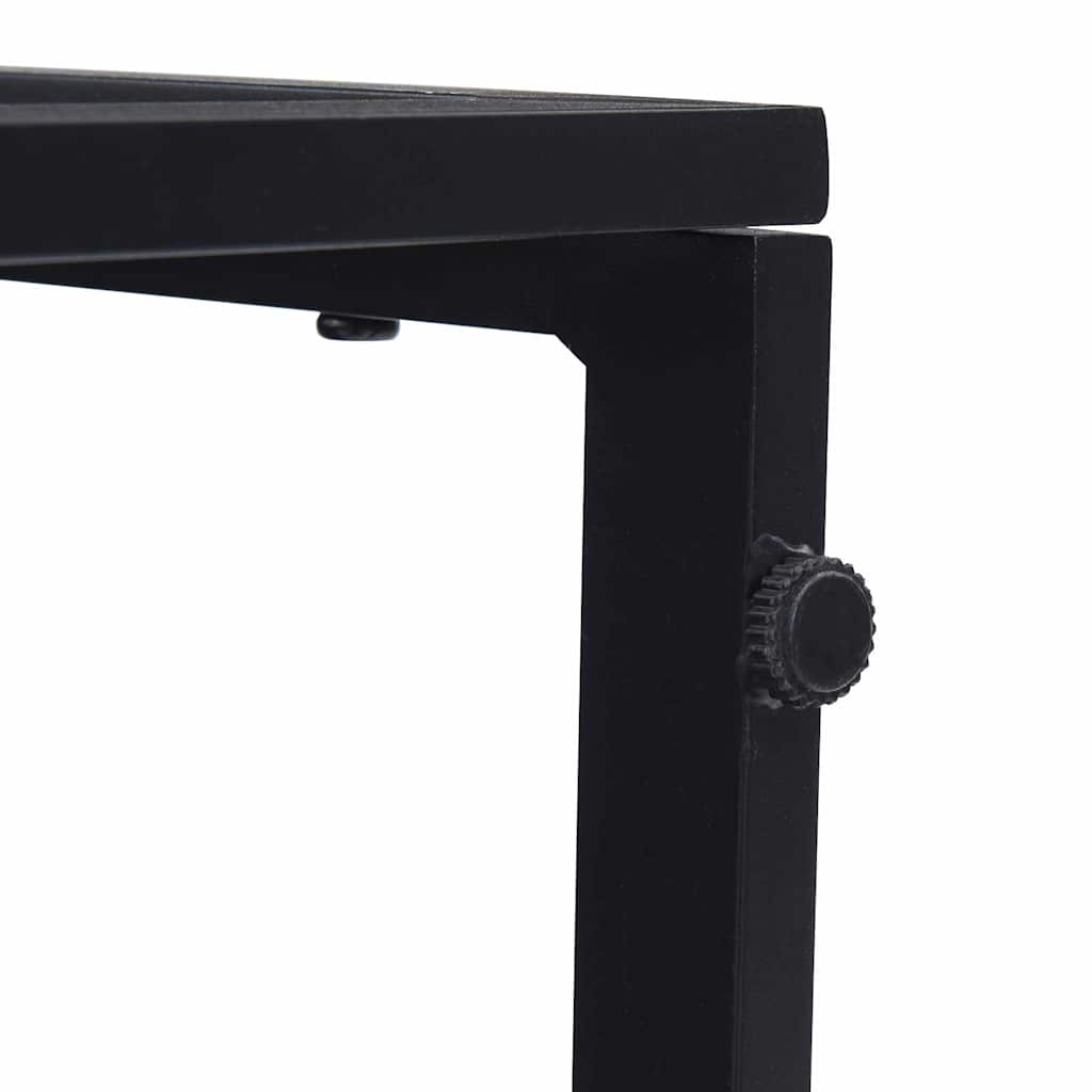 vidaXL Εξωτερικά Έπιπλα Μαύρο Αλουμίνιο