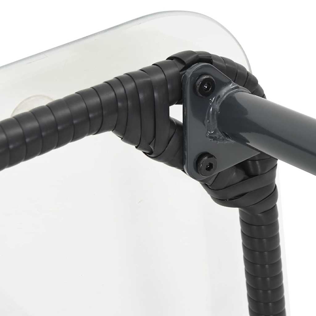 vidaXL Τραπέζι Κήπου Μαύρο 80 x 40 x 45.5 cm Πολυ ράταν