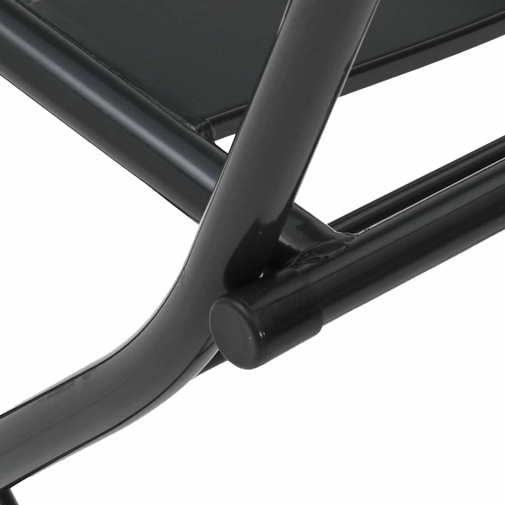 vidaXL Σετ μπιστρό 3 pcs Ανθρακί Ατσάλι