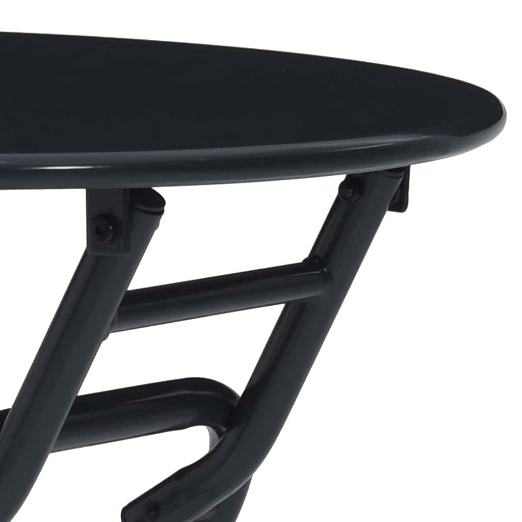 vidaXL Τραπέζι Κήπου Ανθρακί 50 x 50 x 72 cm Ατσάλι