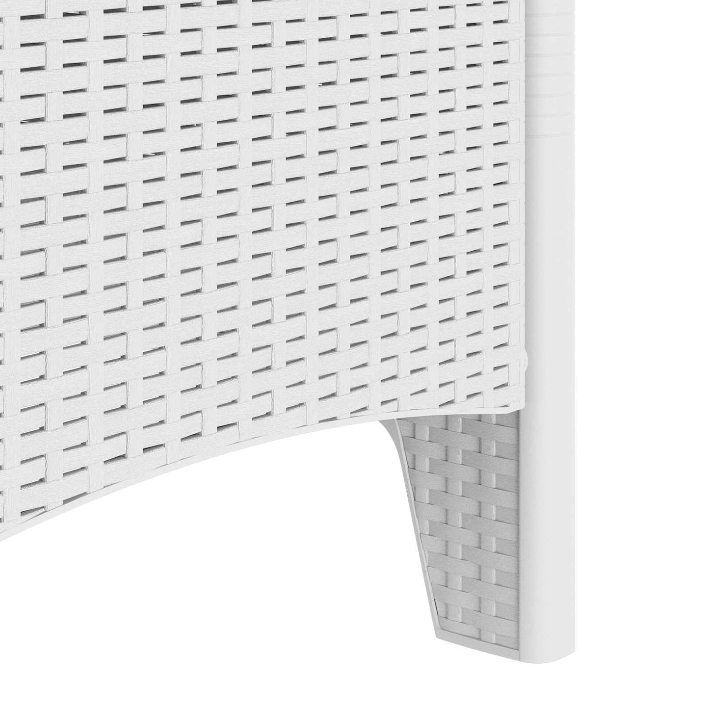 vidaXL Καρέκλα Κήπου 2 pcs Λευκό 53 x 49 x 85 εκ. Πολυπροπυλένιο