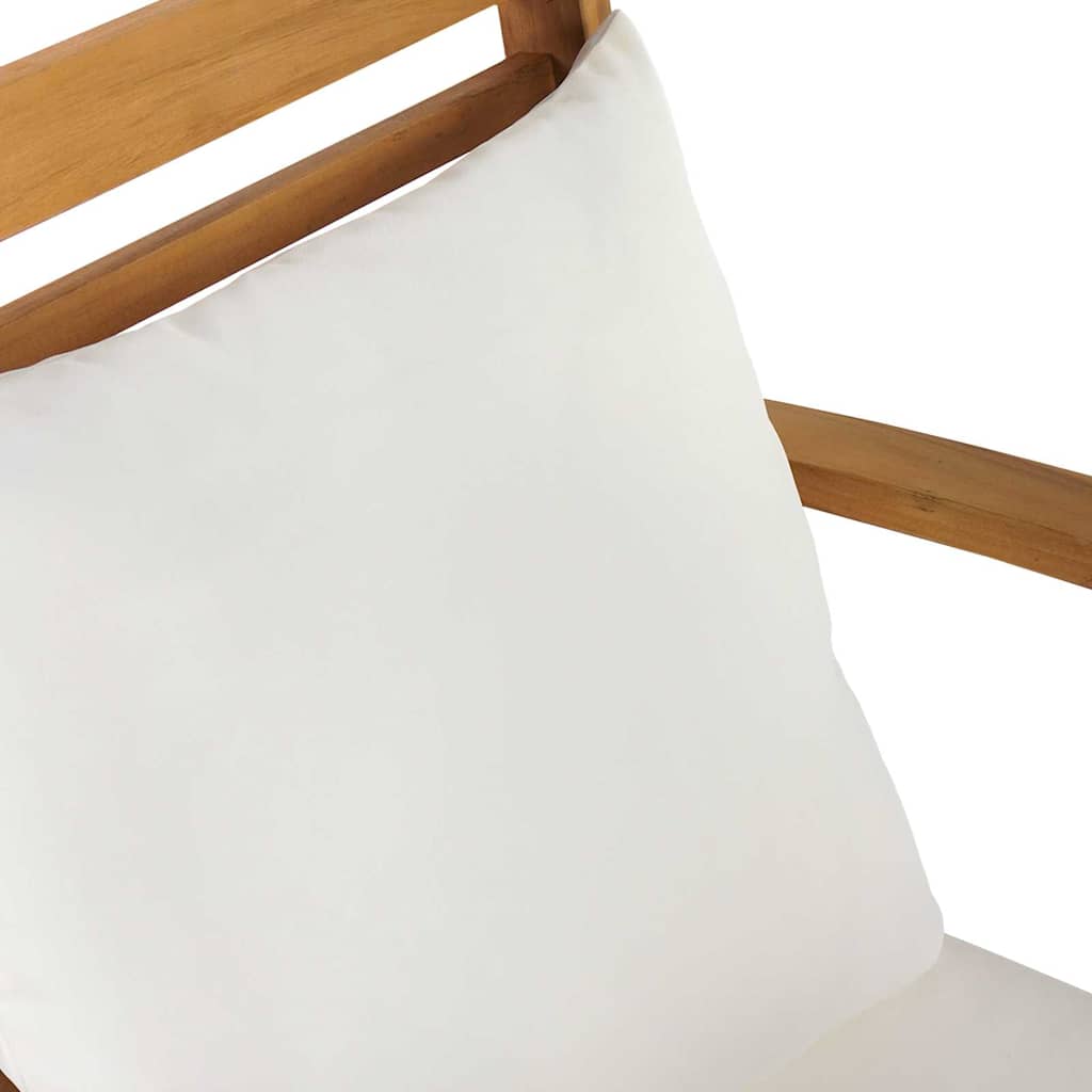 Σετ Καναπέ Κήπου 3 pcs Φυσικό Μασίφ ξύλο teak