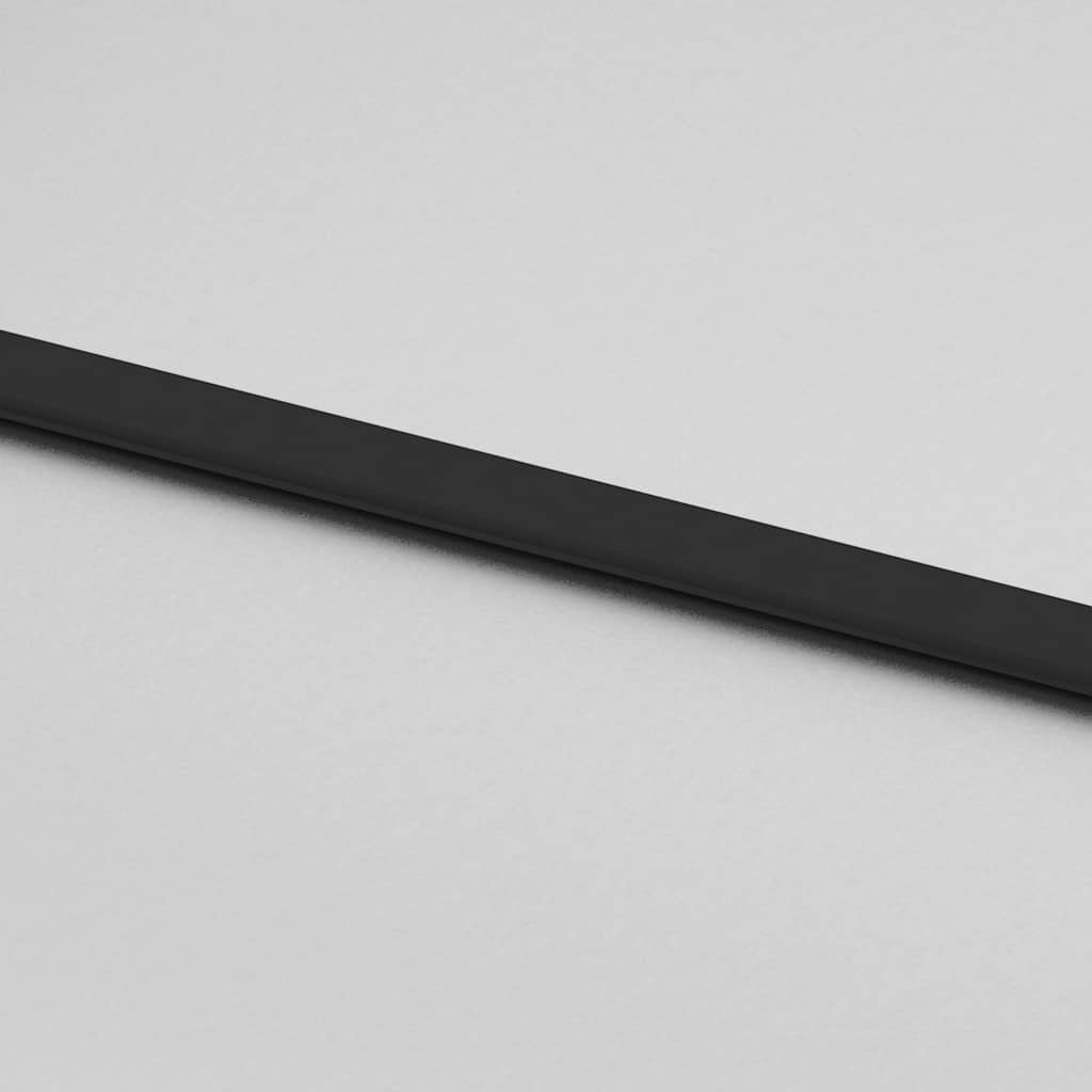 vidaXL Σετ συρόμενης πόρτας με υλικό μαύρο 102,5x205 cm