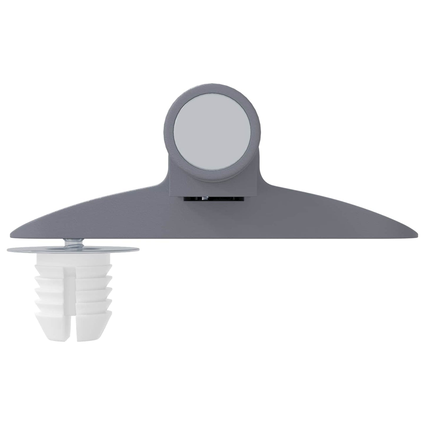 vidaXL Μαλακή κλειδαριά 12 pcs Γκρι 125 x 47 x 15 mm PP