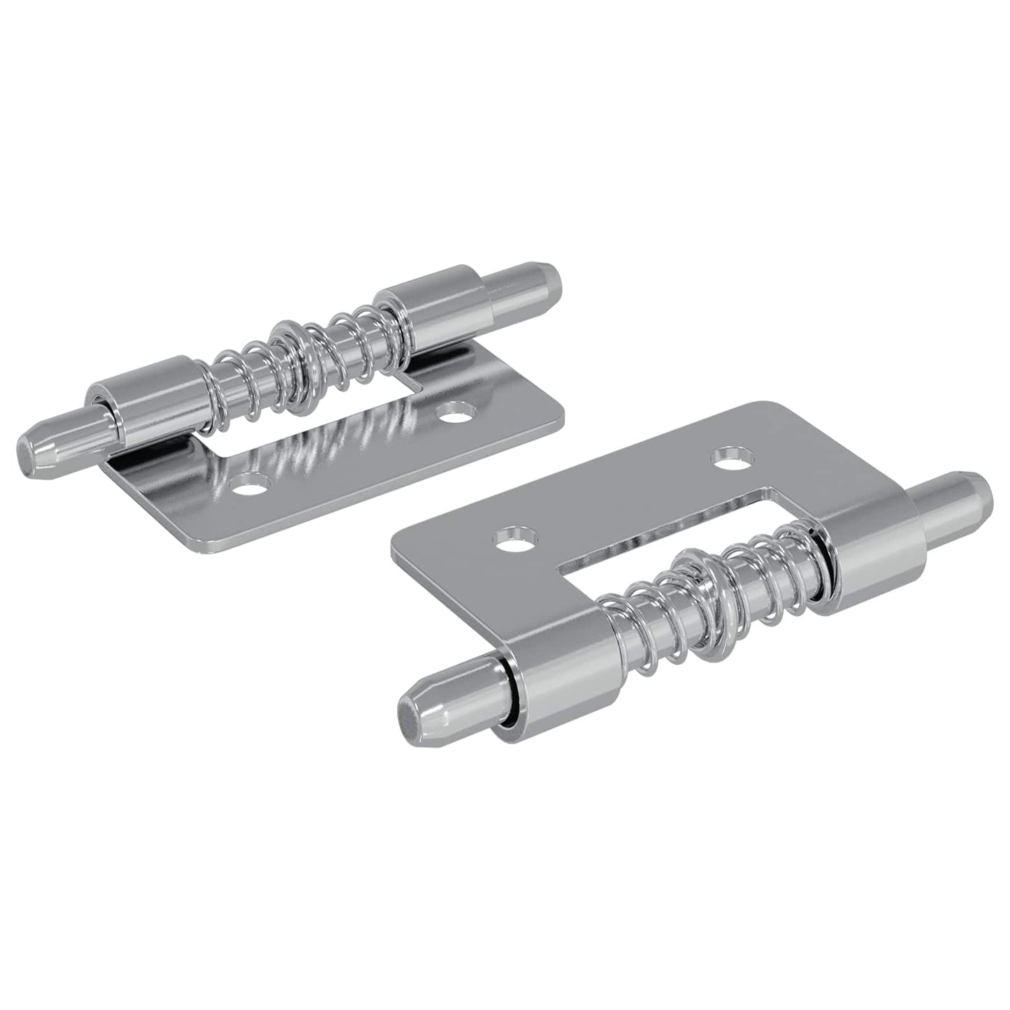 vidaXL Κλείστρο 2 pcs Ασημί 46 x 17 x 1,2 mm Ατσάλι