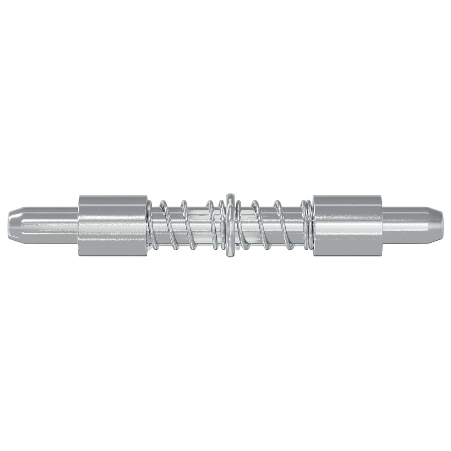 vidaXL Κλείστρο 2 pcs Ασημί 46 x 17 x 1,2 mm Ατσάλι