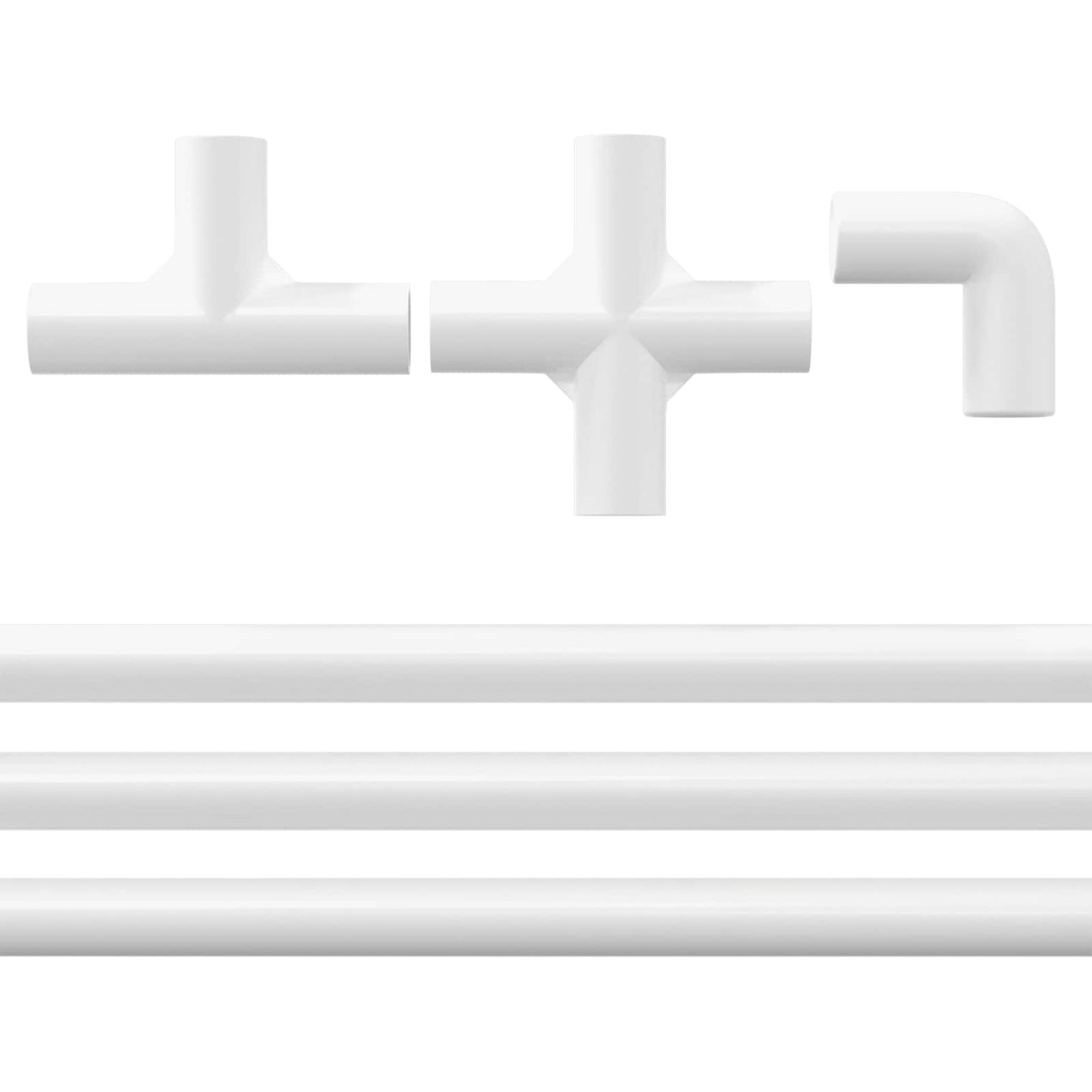 vidaXL Σωλήνας PVC 29 pcs Λευκό PP και PE