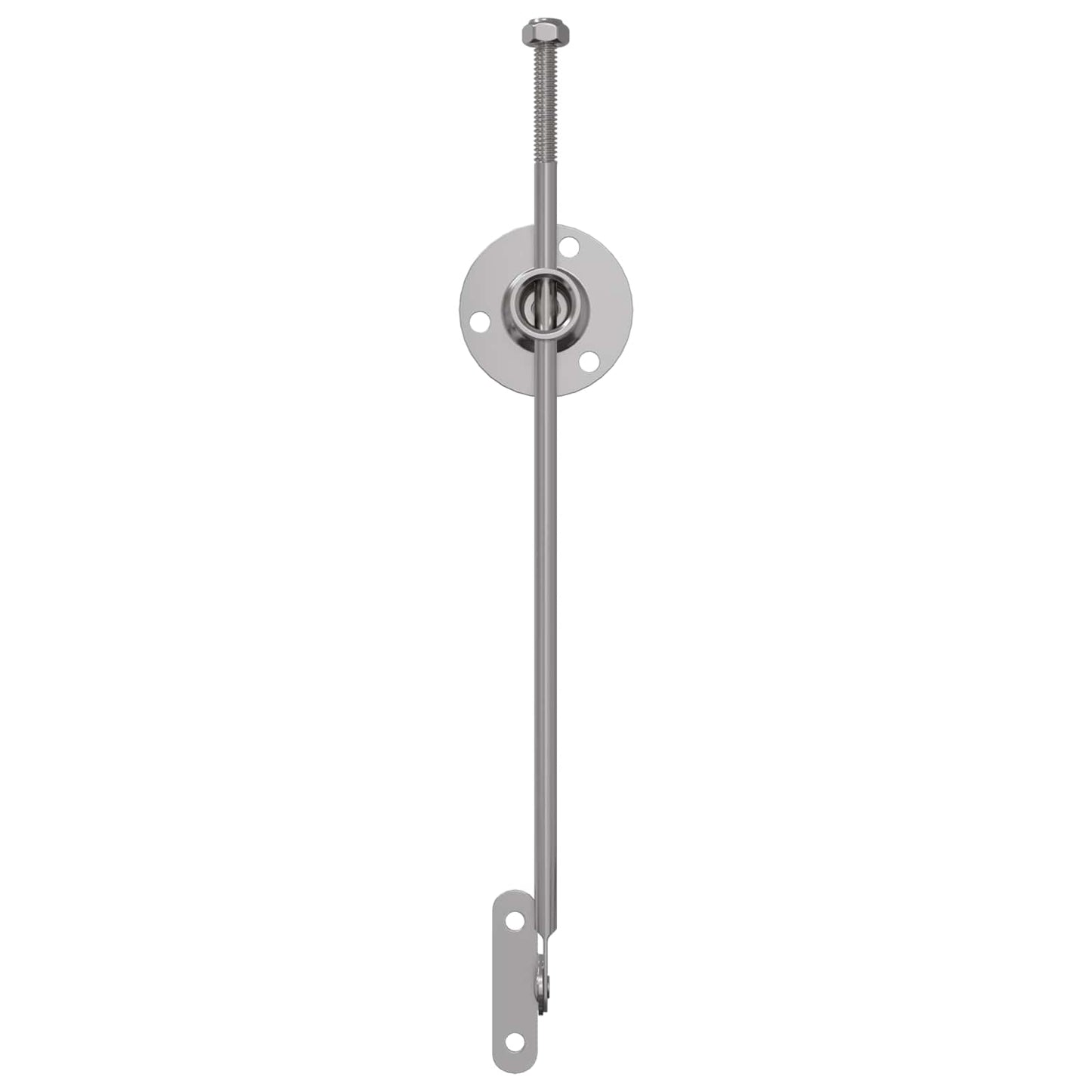 vidaXL Μεντεσές με ράβδο έλξης 12 pcs Ασημί 190 mm Μέταλλο