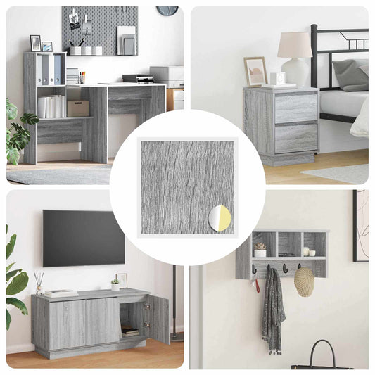 vidaXL Αυτοκόλλητη Κάλυψη Βιδών 12 pcs Γκρίζο Σονομα Ø 20 x 0,5 mm
