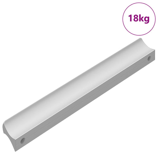 vidaXL Λαβή Μονόχρωμο 828 τμχ. Ασημί 105.7 x 7.4 x 15.5 mm Αλουμίνιο
