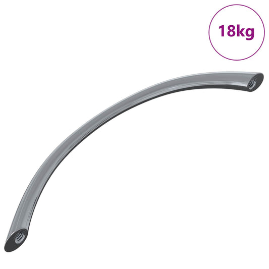 vidaXL Λαβή 1385 τμχ. Ασημί 107 x 3.6 x 23 χιλ. Ανοξείδωτο ατσάλι