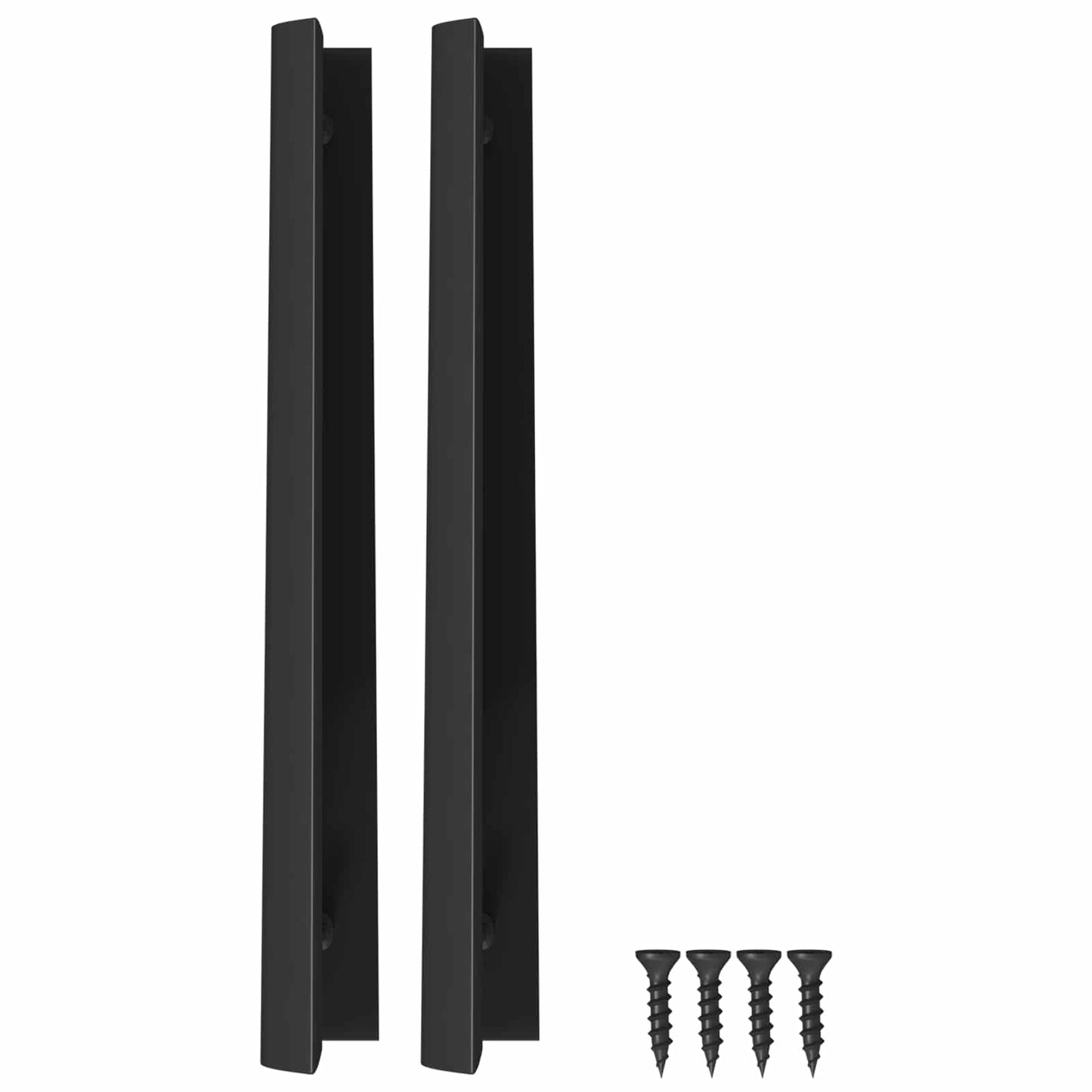 vidaXL Λαβή 725 pcs Μαύρο 120 x 39.6 x 17 χιλ. Αλουμίνιο