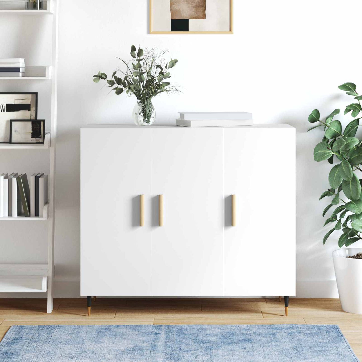 vidaXL Ευθεία Λαβή 12 pcs Φυσικό Χρώμα Ξύλου 130 x 25 x 30 mm