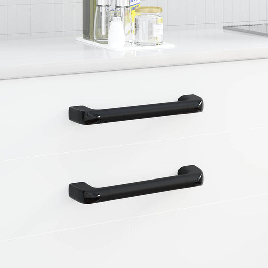 vidaXL Λαβή Μονόχρωμο 69 τεμ. Μαύρο 380 x 34 x 85 mm Αλουμίνιο και PP
