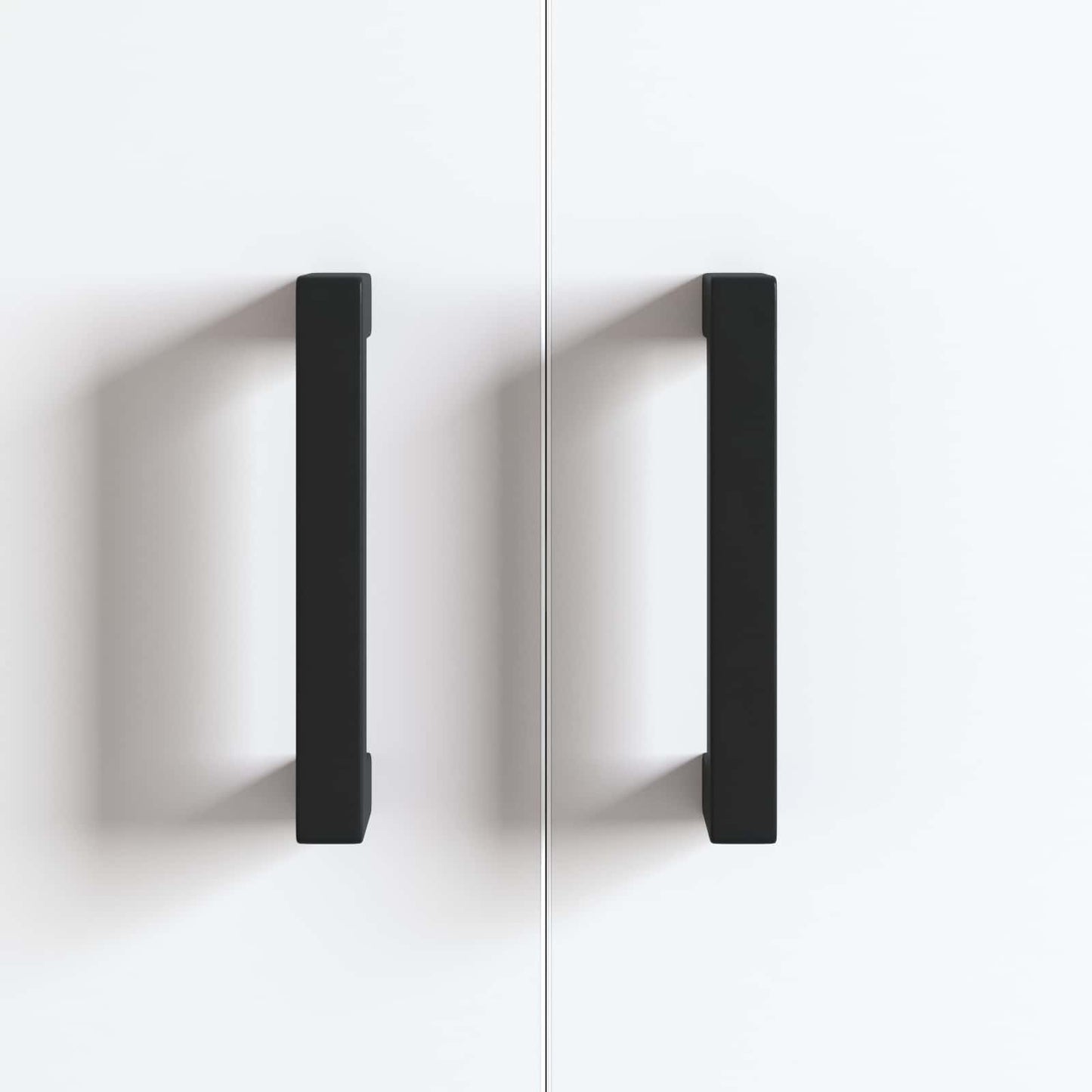 vidaXL Χειριστήριο Επίπλου 530 τμχ. Μαύρο 105 x 12 x 36 mm Σίδερο