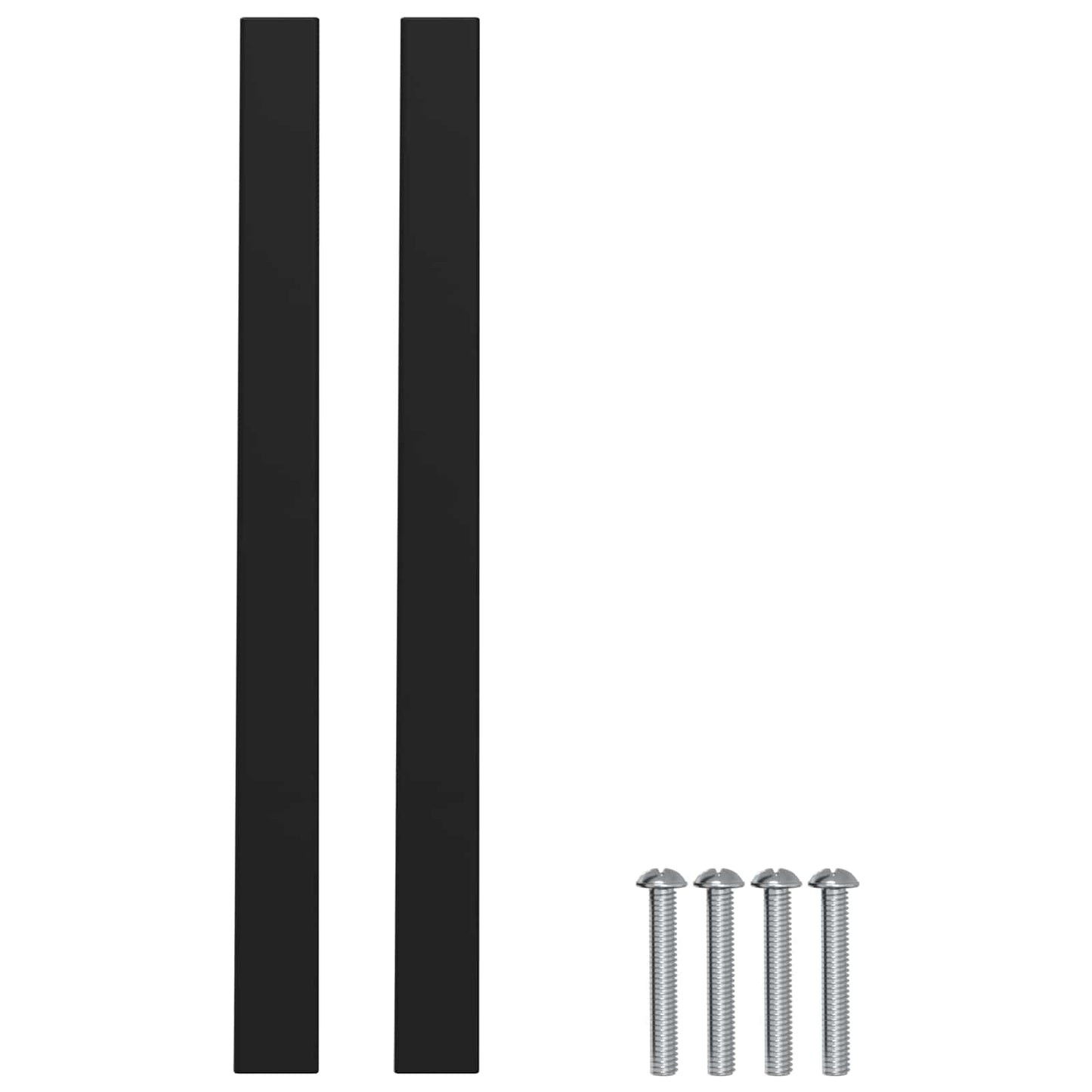 vidaXL Χειριστήριο Ντουλάπας 420 pcs Μαύρο M4 x 18 χιλ.