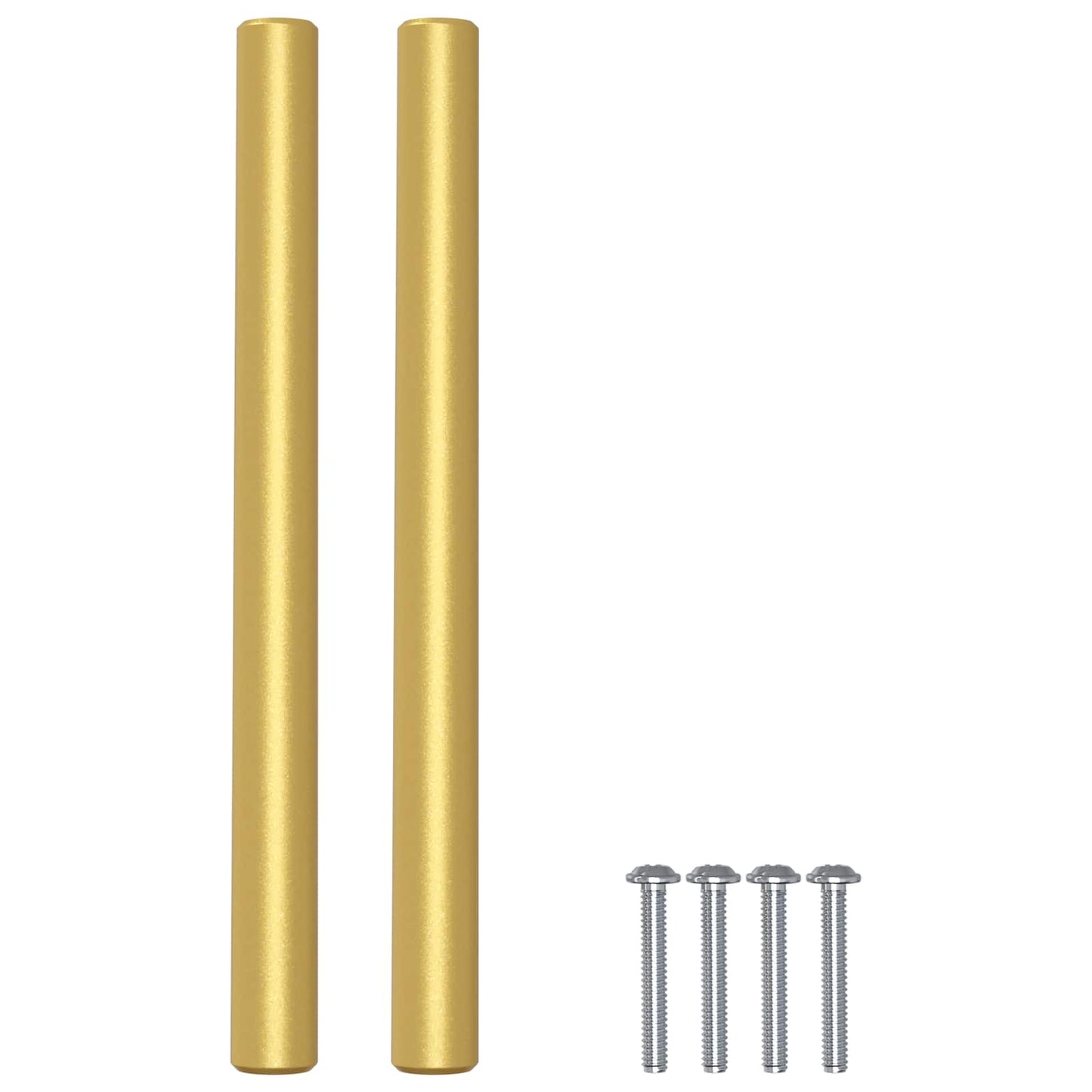 vidaXL Χειριστήριο Ντουλάπας 2 pcs Χρυσό 150 mm Ανοξείδωτο ατσάλι